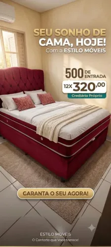 Camas de alto padrão no boleto mesmo com nome sujo