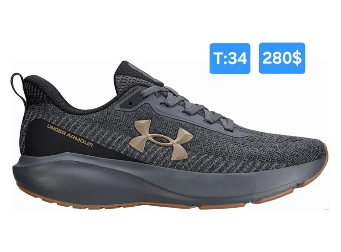 Tênis da Under Armour Charged Beat tamanho 34 original