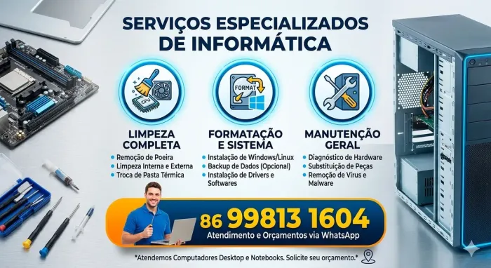 Manutenção, Limpeza e Upgrade de PC - Deixe seu PC como Novo!
