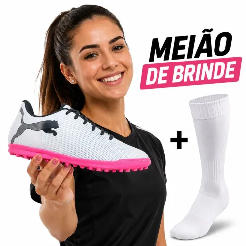 Chuteira Society Unissex (Meião de Brinde)