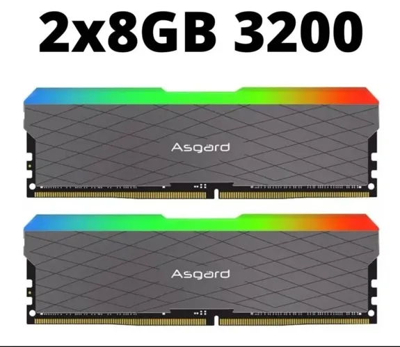 MEMÓRIA RAM ASGARD 2X8 (16GB) 3200mhz