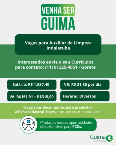 Vagas de Emprego - Indaiatuba