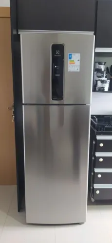 Geladeira Electrolux Inox 390 L Frost Free Inverter Auto Sense