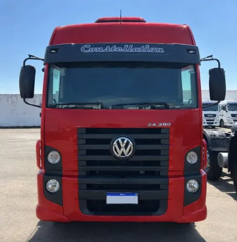 vw 24280 vermelho 2012 carroceria 7,5m