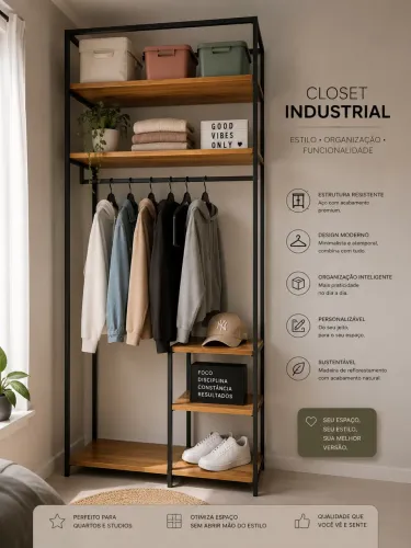 CLOSET INDUSTRIAL MODULAR