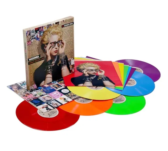 Madonna Finally Enough Love: Fifty Number Ones Disco de Vinil 6 LPs Rainbow Edition 