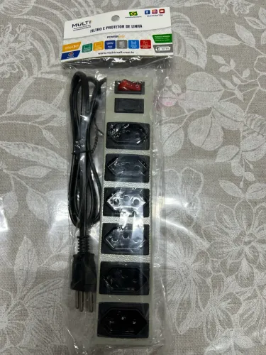 Filtro de linha 6 Tomadas