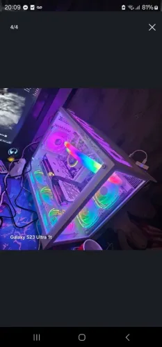 PC gamer completo com volante e controle