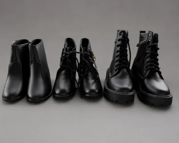 KIT DE BOTAS E COTURNOS CANO CURTO - NOVOS NA CAIXA