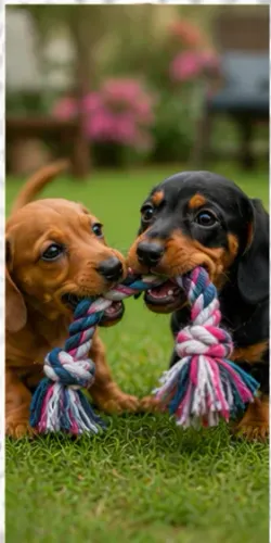 Filhote de cachorro Teckel/Dachshund/Salsicha/Salsichinha/Basset/Cofap dóceis e fofos