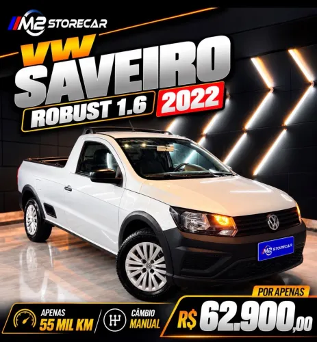 Volkswagen Saveiro Robust 1.6 Total Flex 8V 2022