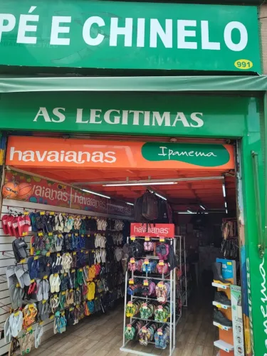Loja de Chinelos Havaianas, Ipanema passo ponto, instalações e mercadorias 