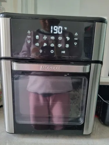 Fritadeira Air Fryre Forno Oven 12 litros Mondial Preto