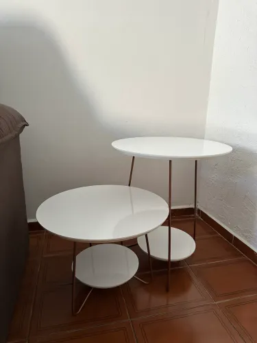 Conjunto Mesa Centro E Lateral Liz