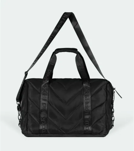 Bolsa Mala Duffel Matelassê Track&Field cor PRETA
