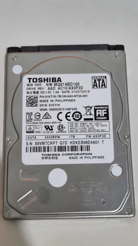 HD 1TB Toshiba para Notebook