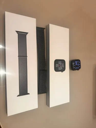 Apple Watch SE (2nd gen, GPS) Alumínio 44MM Cor Meia Noite + Pulseira Ink Sport Loop 46mm