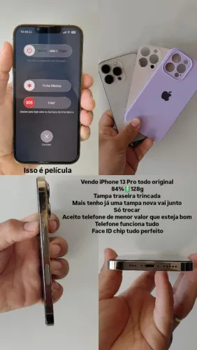 Vendo Iphone 13 pro 128 gb todo original