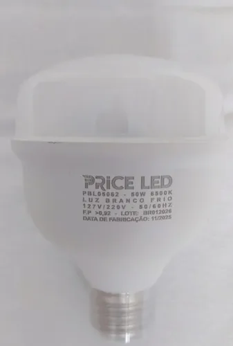 Kit 3 Lâmpadas 50W Bulbo 