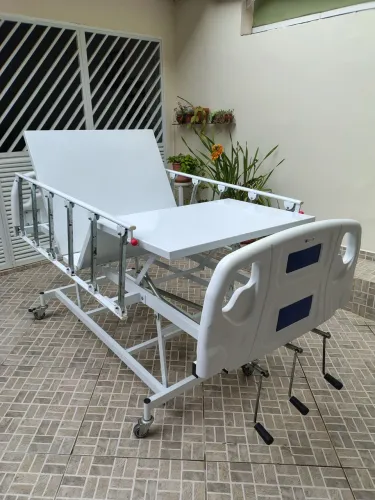 Cama hospitalar manual faz elevação entrego passa cartão