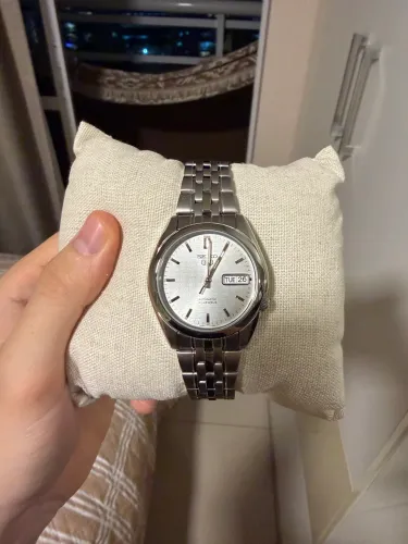 Relógio Seiko SNK355K1 White 38 mm