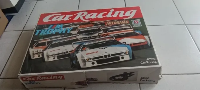 AUTORAMA CAR RACING 40100 I M TROPHY ESTRELA ANOS 80 RARIDADE. FONTE  COM DEFEITO.