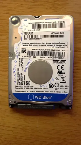 HD 500GB wd 2,5''