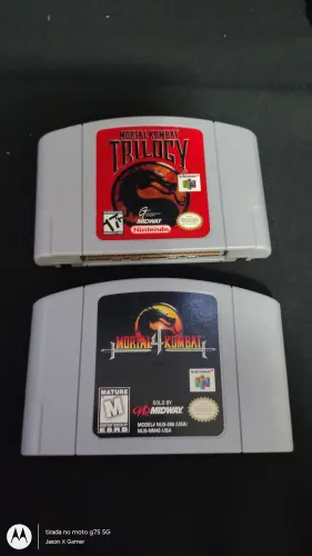 Combo Cartuchos Jogos Nintendo 64 Mortal Kombat