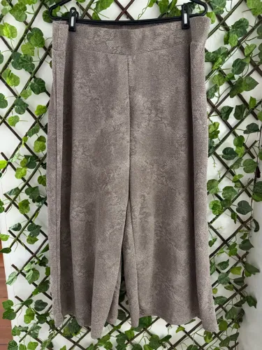 Calça Pantalona cinza