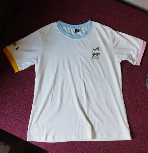 Camiseta branca Seusyu Graphic Print Tee