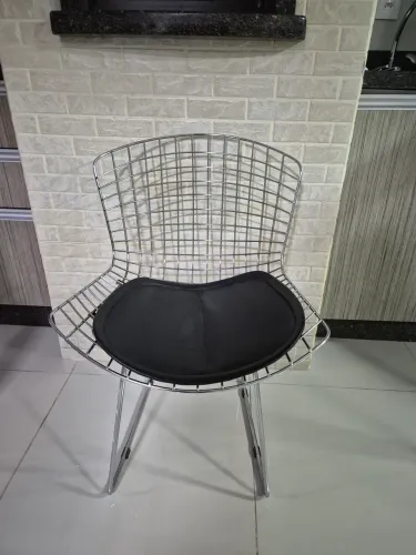 Cadeira bertoia aramada 4unidades