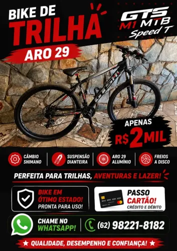 Bike ciclismo GTS aro 29