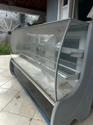 Balcão frezzer Vitrine exposição para bebidas e comidas geladas