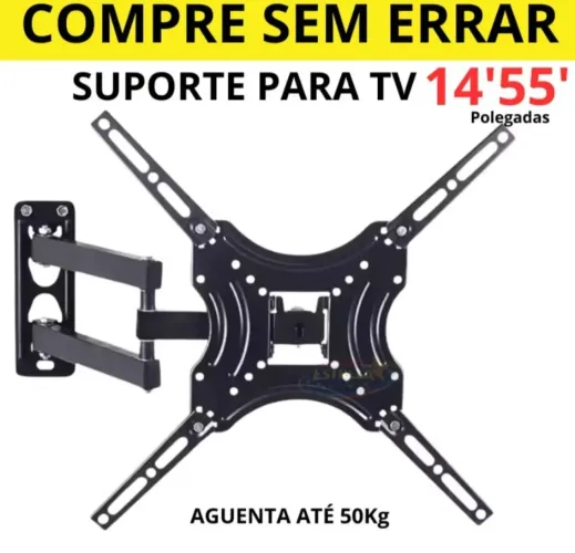 Suporte articulado para TV e monitor de 14 a 55 polegadas