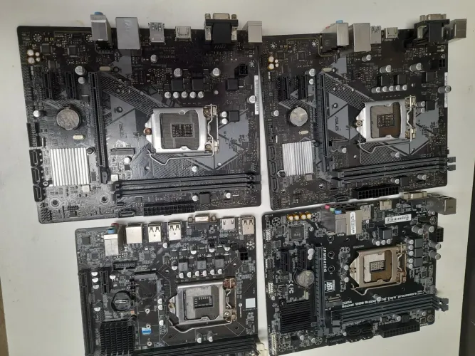 Placa mãe H410 / Placa mãe H310 slot M2 NVMe DDR4 8/9/10°Geração (liga as vezes)