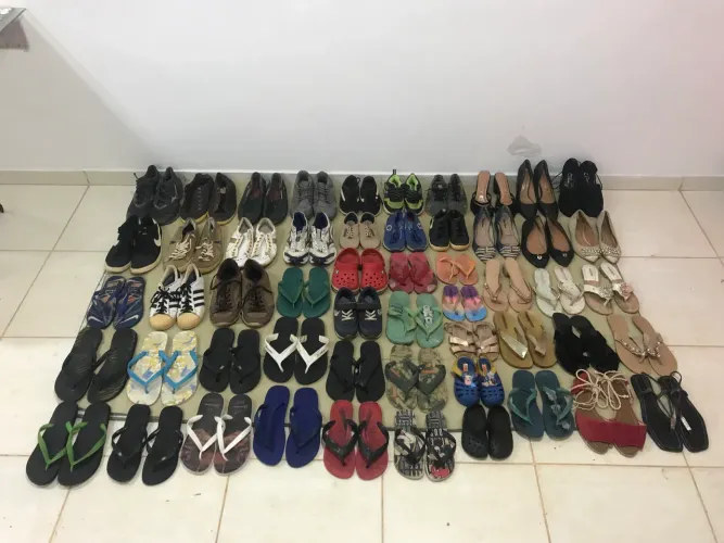 Lote de calçados masculino tamanho: variados tudo por 50,00