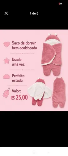 Saco de dormir 0-3 meses