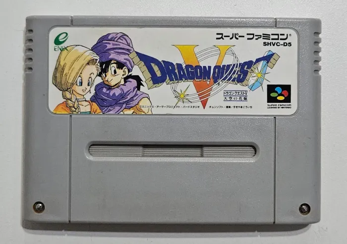 Dragon quest V super famicom Nintendo original japonês