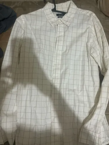 camisa social manga longa, branca. Nova.