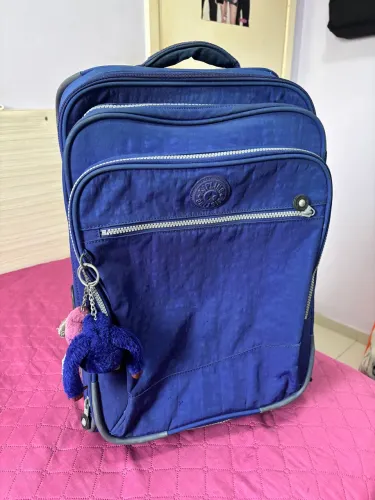 Mala/Mochila original Kipling roxa