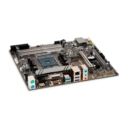 Placa-Mãe A520 M2 AM4 DDR4 até 128GB, M.2 NVMe, HDMI, USB 3.0, Micro ATX