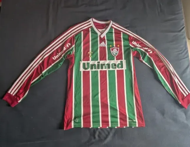 Camisa Fluminense Adidas Tricolor 2009 Manga Longa