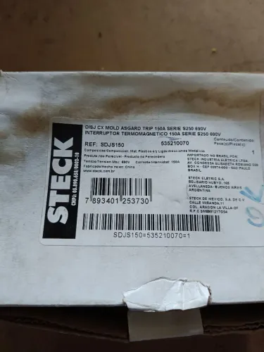 Disjuntor Steck Asgard 150A 690V