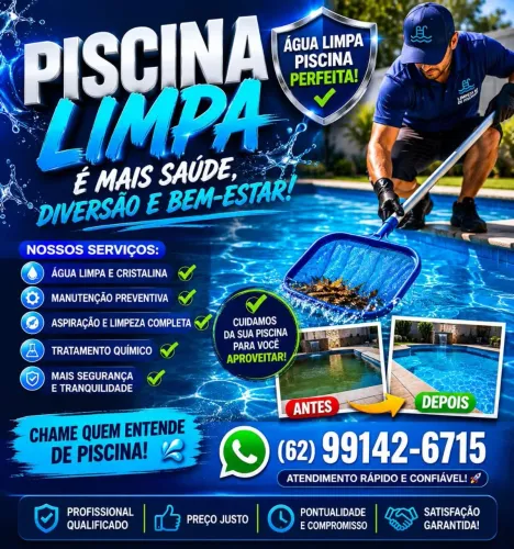 Limpeza de piscina