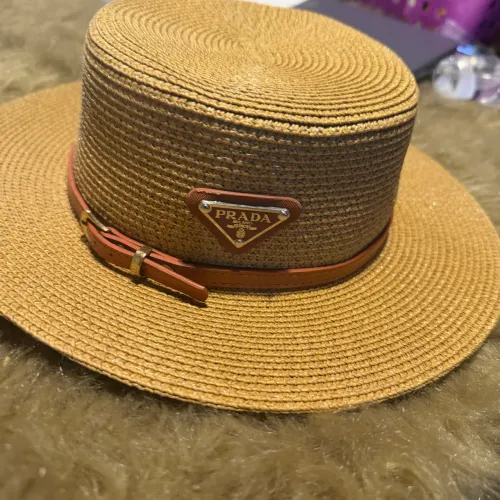 Chapéu Prada linha premium cor bege