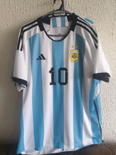 Blusa Argentina Messi oficial e boné