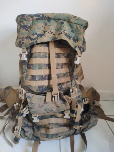 Mochila cargueira fuzileiros navais EUA,(peça de colecionador!)