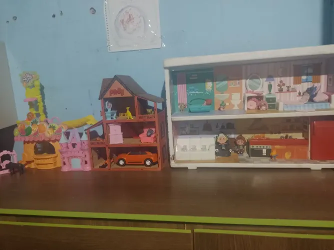 Lote de brinquedos casinhas