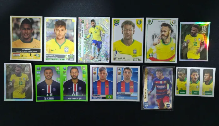 Lote Figurinhas Neymar