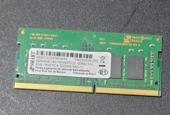 MEMÓRIA DDR4 8GB NOTEBOOK